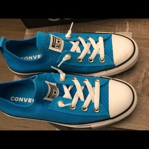 Women’s Chuck Taylor Shoreline Knit slip on sneaker Size 7 (Turquoise)